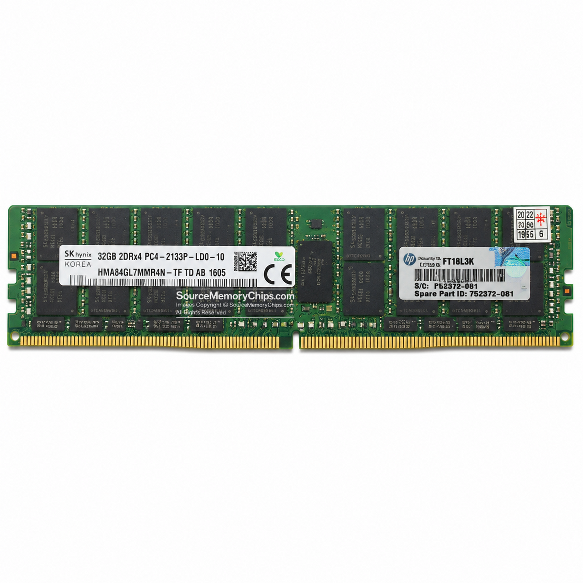 SK hynix HMA84GL7MMR4N-TF 32GB DDR4-2133 ECC LRDIMM Server Memory