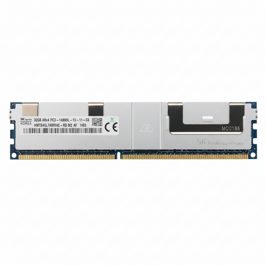 SKHynix HMT84GL7AMR4C-RD Hynix 32GB PC3-14900 DDR3-1866MHz ECC Registered CL13 240-Pin Load Reduced DIMM memory module for Server