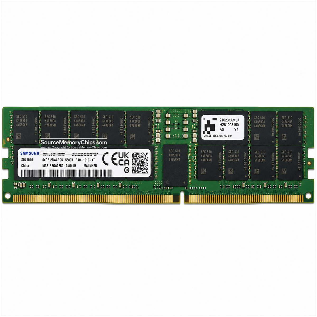 Samsung M321R8GA0EB0-CWM 64GB DDR5-5600 ECC RDIMM Server Memory