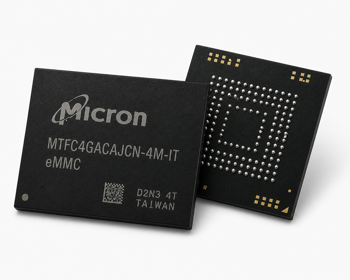 MTFC4GACAJCN-4M-IT 4GB eMMC Embedded Flash Storage | Micron