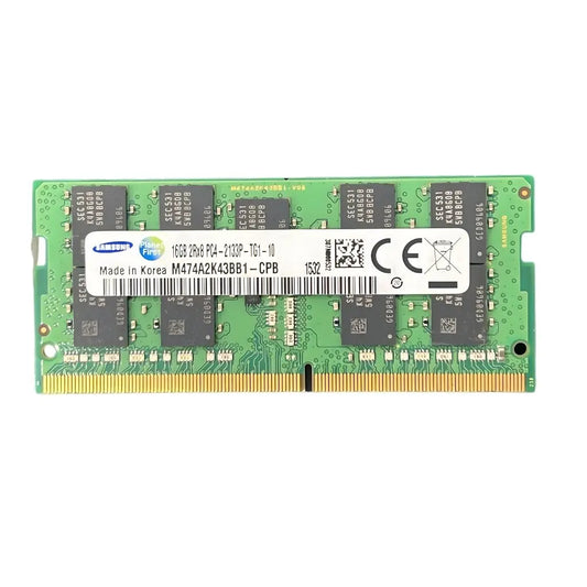 Samsung 16GB DDR4 RAM 2133MHz CL15 2Rx8 260-Pin ECC SODIMM Laptop Memory-(Pulled Out)