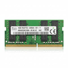 SK Hynix HMA82GS6CJR8N-XN 16GB DDR4 3200Mhz 2Rx8 PC4-3200AA-SE1-11 PC4-25600 non-ECC Unbuffered CL22 260-Pin SoDimm 1.2V Memory Module For Laptop