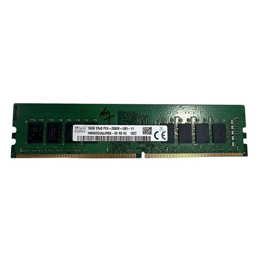 Hynix 16GB DDR4 RAM 2666MHz CL19 2Rx8 288 Pin Non-ECC UDIMM Desktop Memory