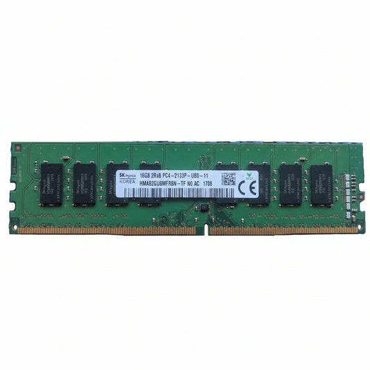 HMA82GU6MFR8N-TF SK Hynix 16GB DDR4 2133Mhz 2Rx8 PC4-17000 non-ECC Unbuffered CL15 288-Pin DIMM 1.2V Memory Module for Desktop