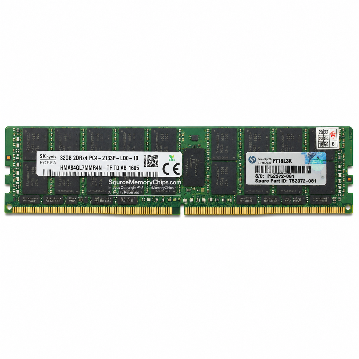 SK hynix HMA84GL7MMR4N-TF 32GB DDR4-2133 ECC LRDIMM Server Memory