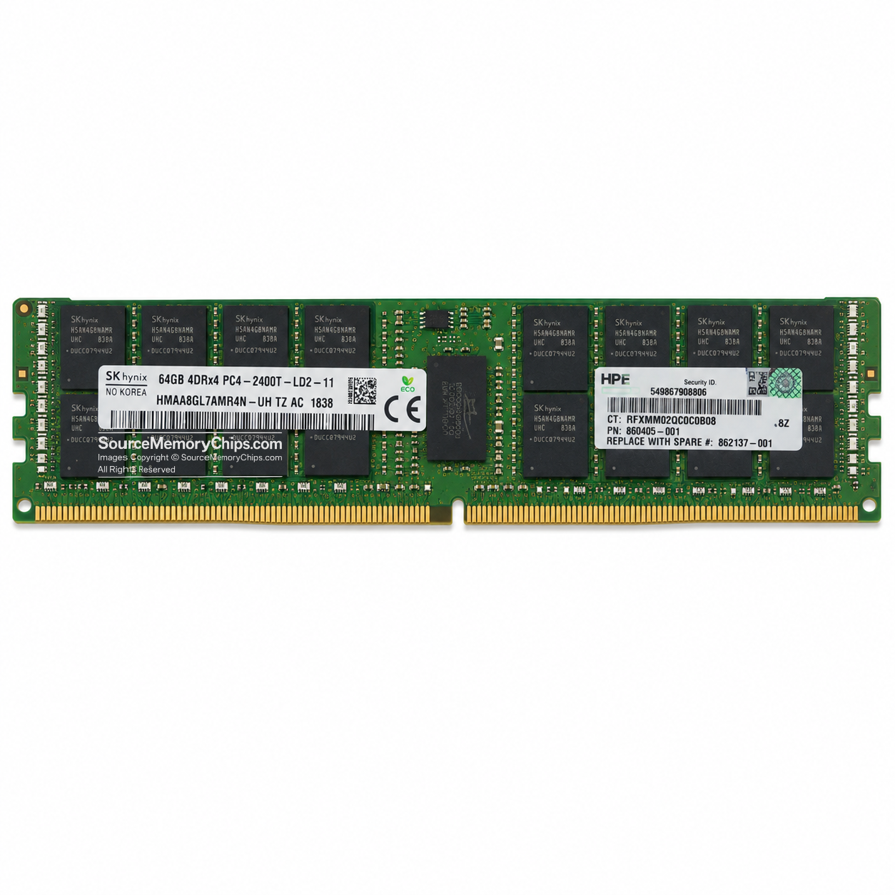 SK hynix HMAA8GL7AMR4N-UH 64GB DDR4-2400 ECC LRDIMM Server Memory