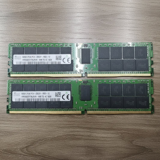 SK Hynix HMAA8GR7MJR4N-WM 64GB DDR4 2933MHz PC4-23400 Registered ECC CL21 288-Pin DIMM 1.2V Memory Module for Server