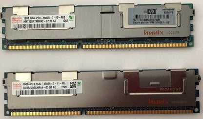 Hynix HMT42GR7BMR4C-G7 16GB DDR3 1066MHz PC3-8500 ECC Registered CL7 240-Pin DIMM memory module for Server
