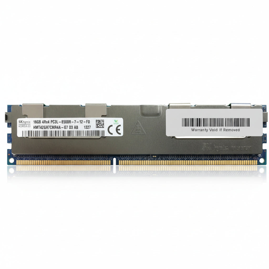 Hynix HMT42GR7CMR4A-G7 16GB DDR3 1066MHz PC3-8500 ECC Registered CL7 240-Pin DIMM memory module for Server