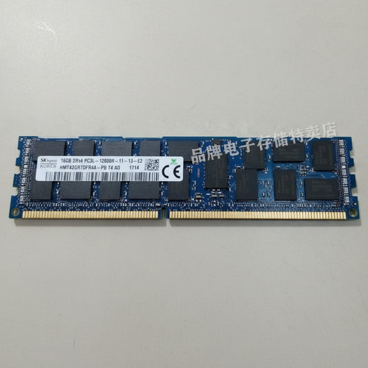 SKHynix HMT42GR7DFR4A-PB 16GB DDR3 1600MHz PC3-12800 ECC Registered CL11 240-Pin DIMM VLP memory module for Server