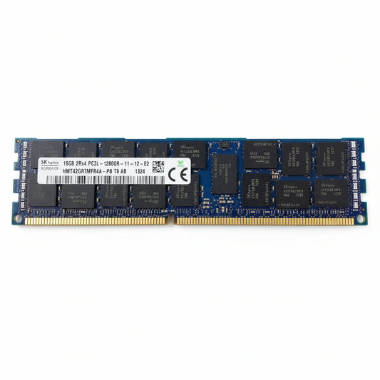 SKHynix HMT42GR7MFR4A-PB 16GB DDR3 1600MHz PC3-12800 ECC Registered CL11 240-Pin DIMM VLP memory module for Server