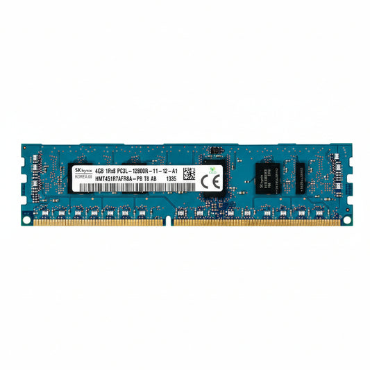 SKHynix HMT451R7AFR8A-PB 4GB DDR3 1600MHz PC3-12800 ECC Registered CL11 240-Pin DIMM memory module for Server
