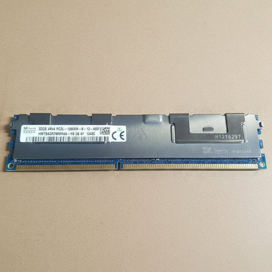 Hynix HMT84GR7MMR4A-H9 32GB DDR3 1333MHz PC3-10600 ECC Reg CL9 240-Pin DIMM 1.35V memory module for Server