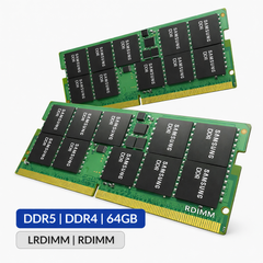 Samsung DDR5 64GB RDIMM / LRDIMM – Enterprise Server Memory