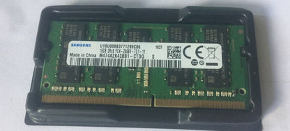Synology NAS Ram M474A2K43BB1-CTD SAMSUNG 16GB DDR4 2666Mhz 2Rx8 PC4-21300 ECC Unbuffered CL19 260-Pin SoDimm 1.2V Memory Module for Synology DS1618+ DS1819+ DS2419+
