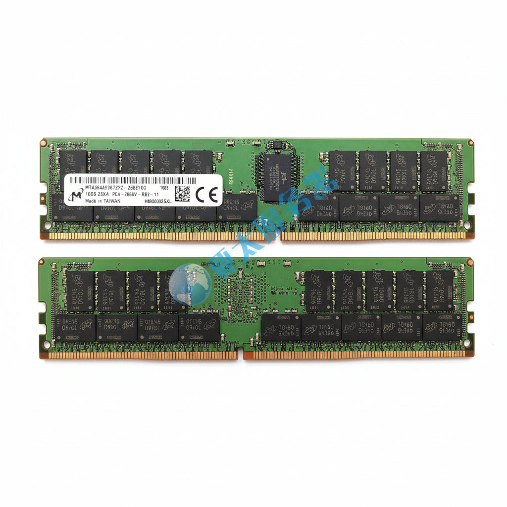 MICRON MTA36ASF2G72PZ-2G6E1QG DDR4 16GB 2666Mhz 2Rx4 DDR4-2666MHz PC4-21300 Registered ECC CL19 288-Pin DIMM 1.2V Memory module for Server