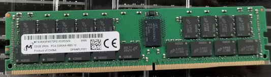Micron MTA36ASF4G72PZ-3G2E2VG 32GB DDR4 3200Mhz PC4-25600 2Rx4 Ecc Registered CL22 288-Pin RDIMM 1.2V Memory Ram for Server