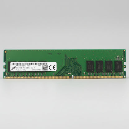 MICRON MTA8ATF1G64AZ-3G2J1 DDR4 8GB 3200Mhz 1Rx8 PC4-25600 DDR4-3200MHz non-ECC Unbuffered CL23 288-Pin UDIMM 1.2V Memory module for Desktop
