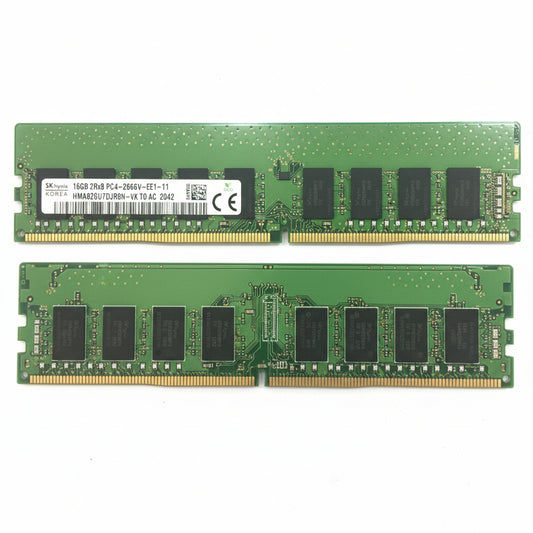 SK Hynix HMA82GU7DJR8N-VK DDR4 16GB 2666mhz PC4-21300 CL19 Ecc Registered 1.2v 2Rx8 288-pin dimm Memory Module for Server