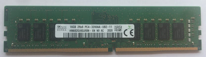SK Hynix HMA82GU6DJR8N-XN 16GB DDR4 3200MHz 2Rx8 PC4-25600 non-ECC Unbuffered CL22 288-Pin DIMM 1.2V Memory Module for Desktop